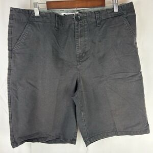 DC Skate Mens Size 38 Black Skateboarding Chino‎ Shorts 38x10.5"